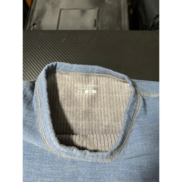 Voormi Wool Blend Pullover Camp Sweater Fleece Lined Blue XL Outdoors Hunting - Picture 3 of 11